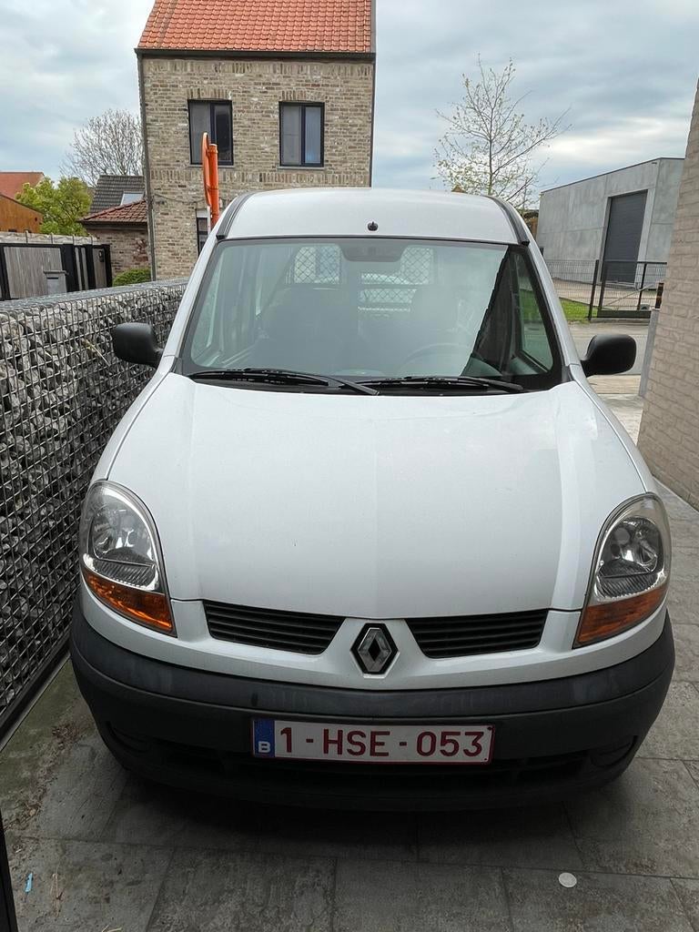 Renault kangoo 1,5dci gekeurd geweest 03/2026 blanco, Auto's, Voorwielaandrijving, 4 deurs, Stof, Wit