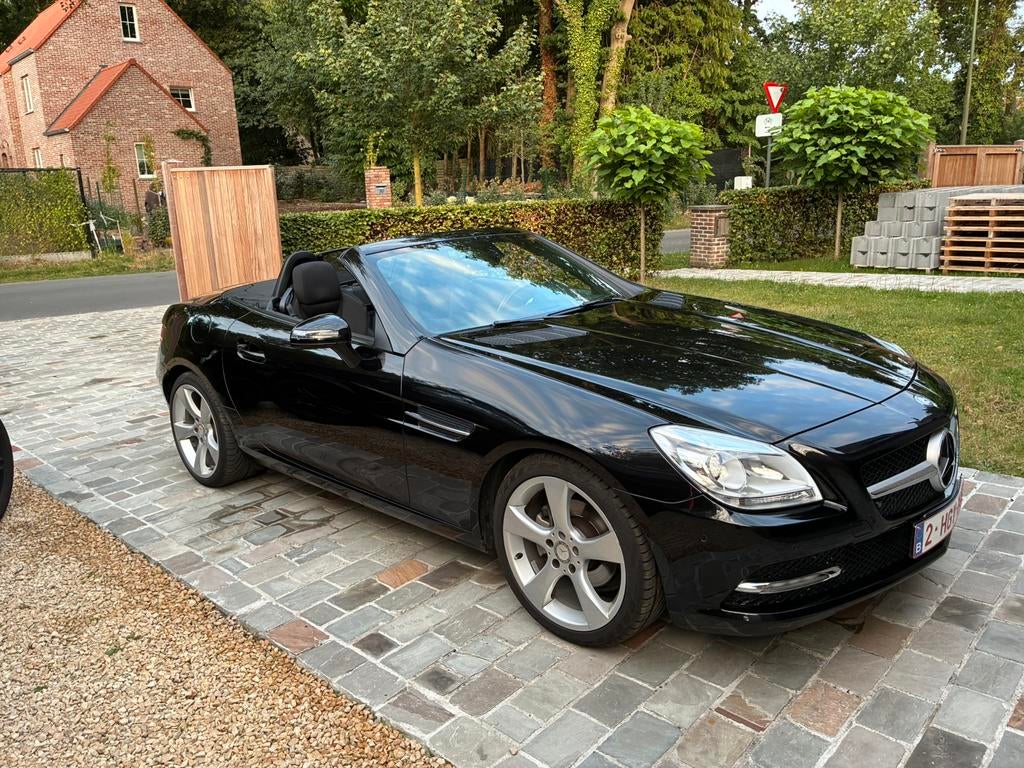 Mercedes Slk 200, Auto's, Euro 5, Achterwielaandrijving, Cabriolet, Zwart