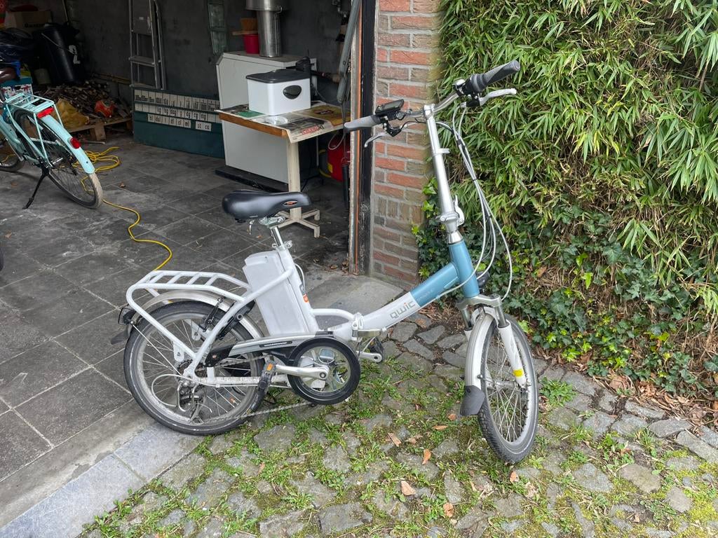 Elektrische plooifiets., Ophalen, Gebruikt, Qwic