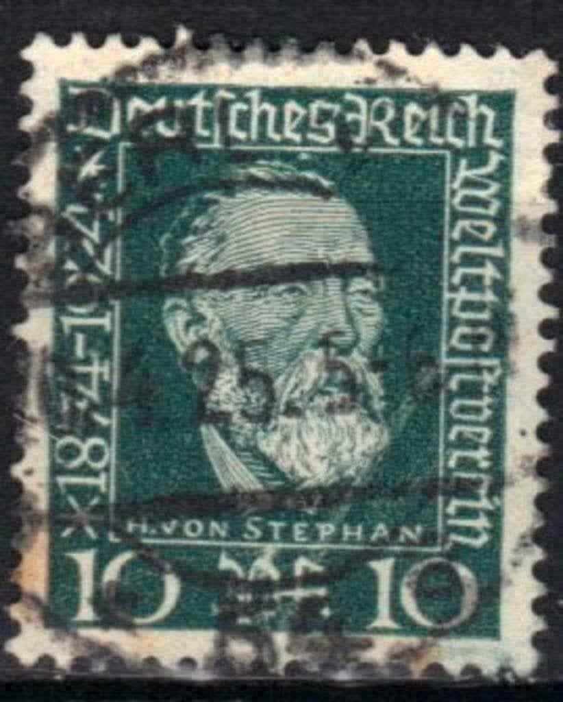 Duitsland 1924 - Yvert 359 - 50 Jaar Postunie (ST), Postzegels en Munten, Postzegels | Europa | Duitsland, Verzenden, Gestempeld