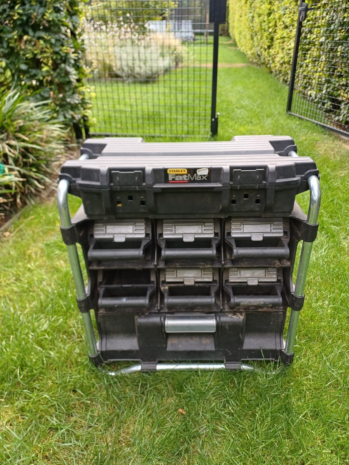 werktrolley Stanley, Ophalen, Gebruikt, Gereedschapsopslag, Stanley