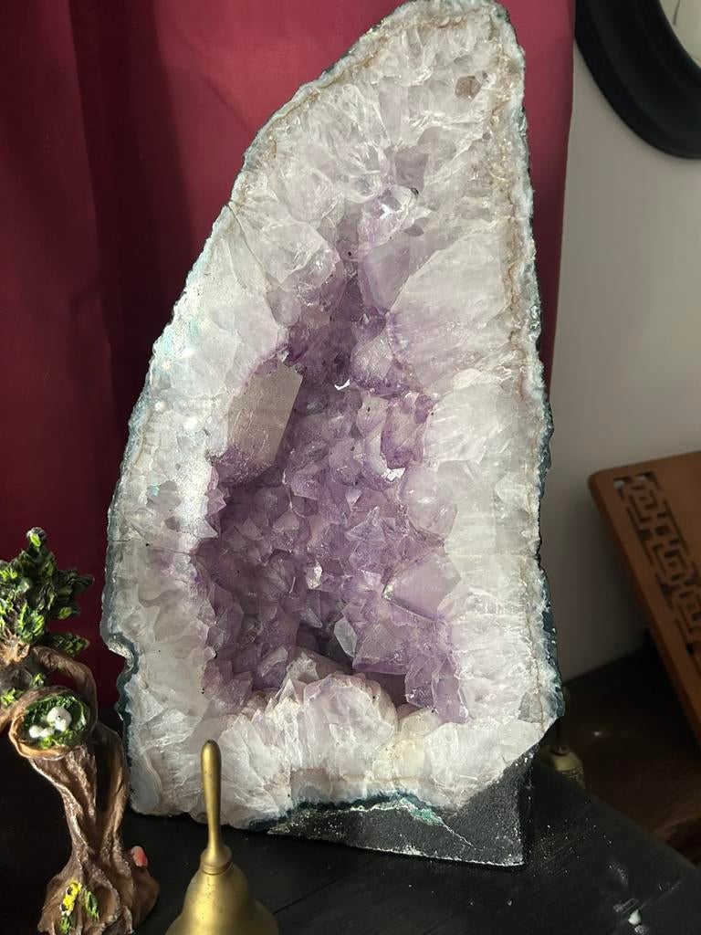 Geode amethyste, Enlèvement, Minéral