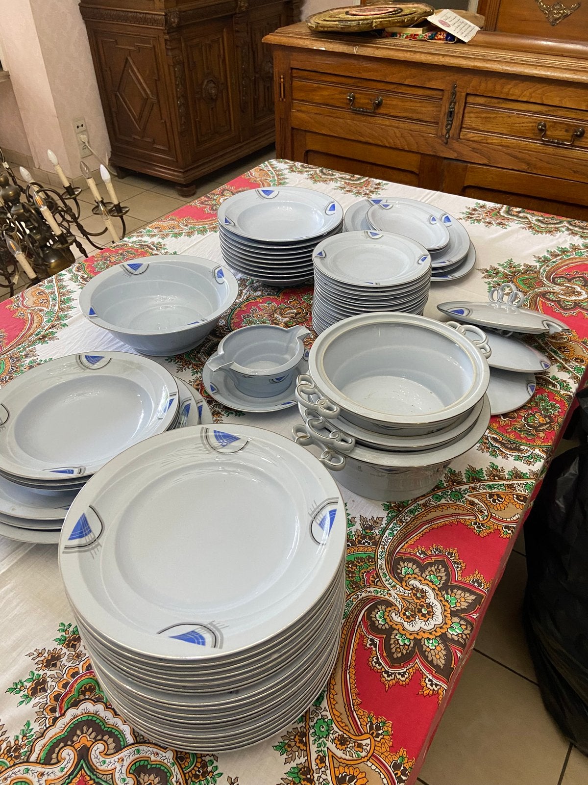 Servies, Ophalen