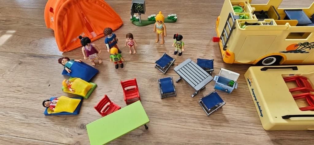 Playmobil thema kamperen, Enlèvement ou Envoi, Comme neuf, Playmobil en vrac