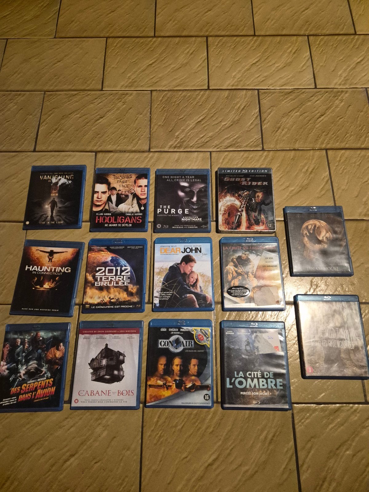 lot dvd blu-ray, Inclusief DVD, Ophalen of Verzenden, Zo goed als nieuw, Blu-ray
