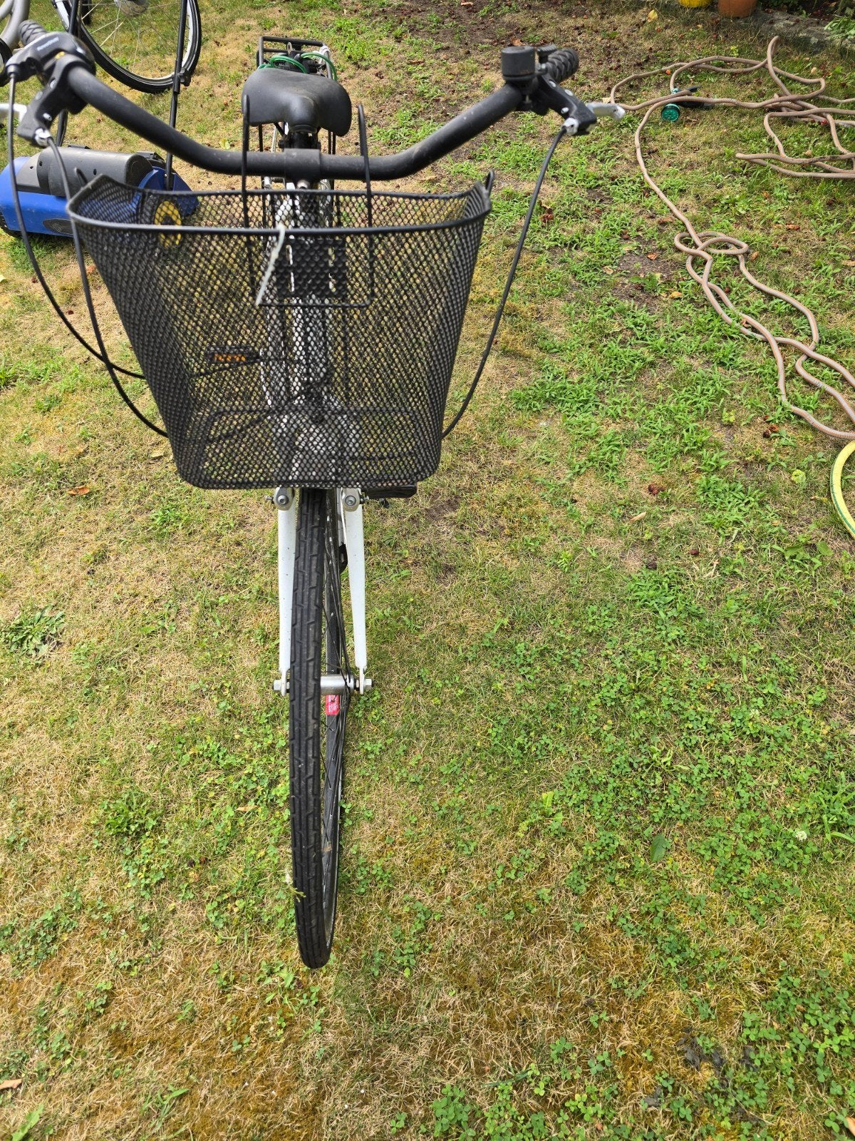 dames fiets, Ophalen