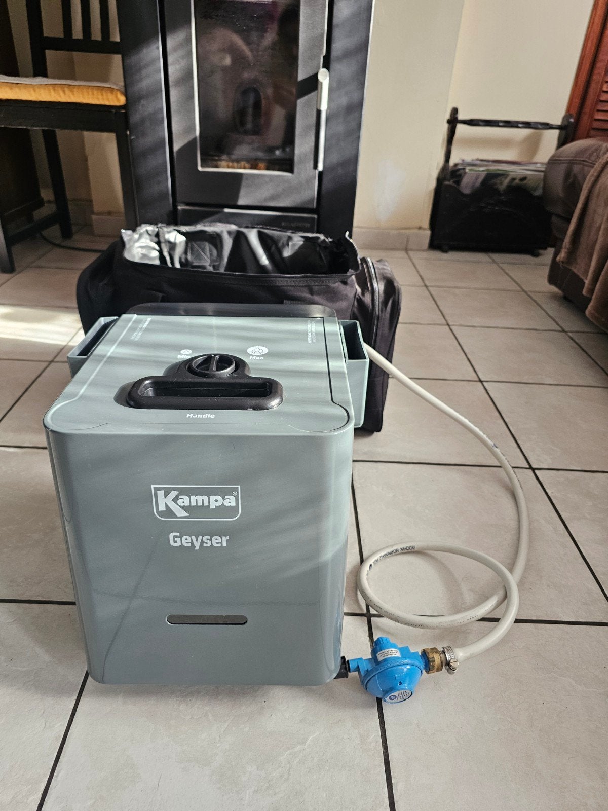 Kampa Geyser - Chaudière Portable Camping Car Van aménagé, Caravanes & Camping, Enlèvement, Comme neuf
