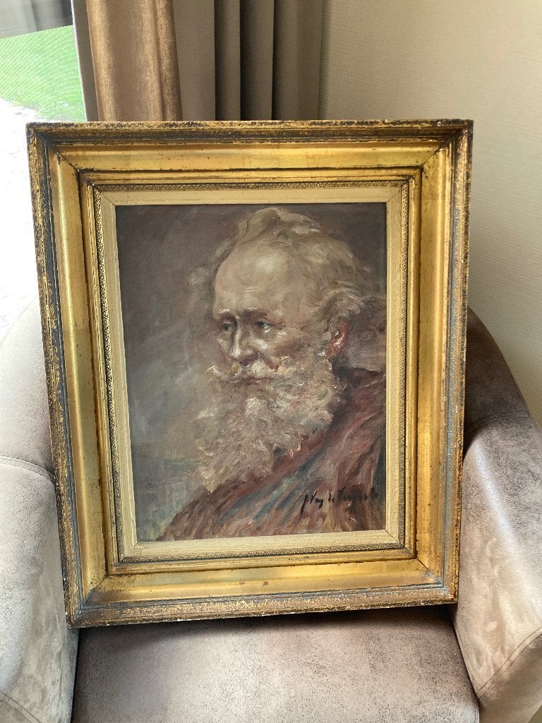 Schilderij, Antiek en Kunst, Ophalen, Doek, Gesigneerd, Olieverf