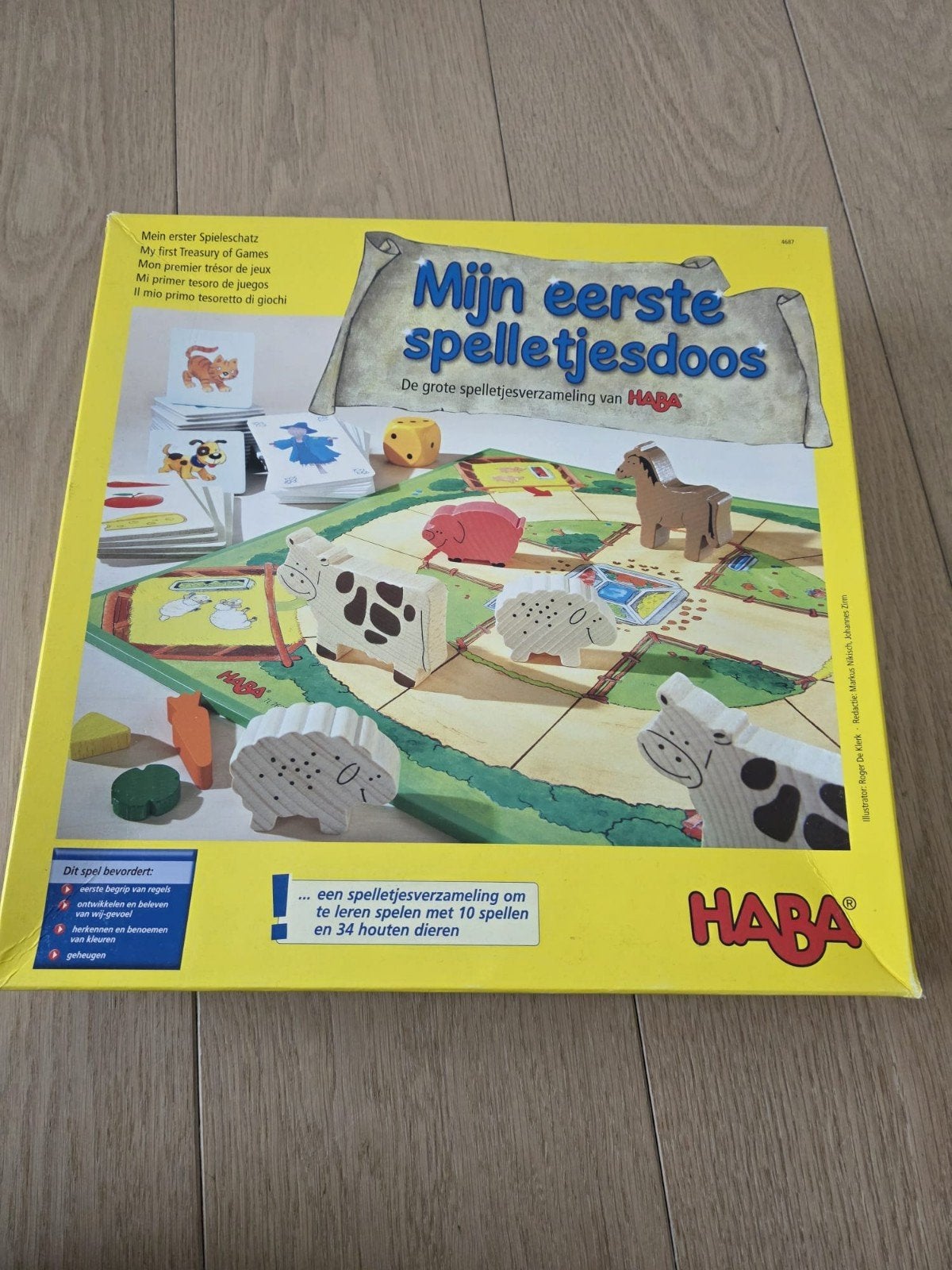 mijn eerste spelletjes doos Haba, Ophalen of Verzenden, Zo goed als nieuw, Knutselen