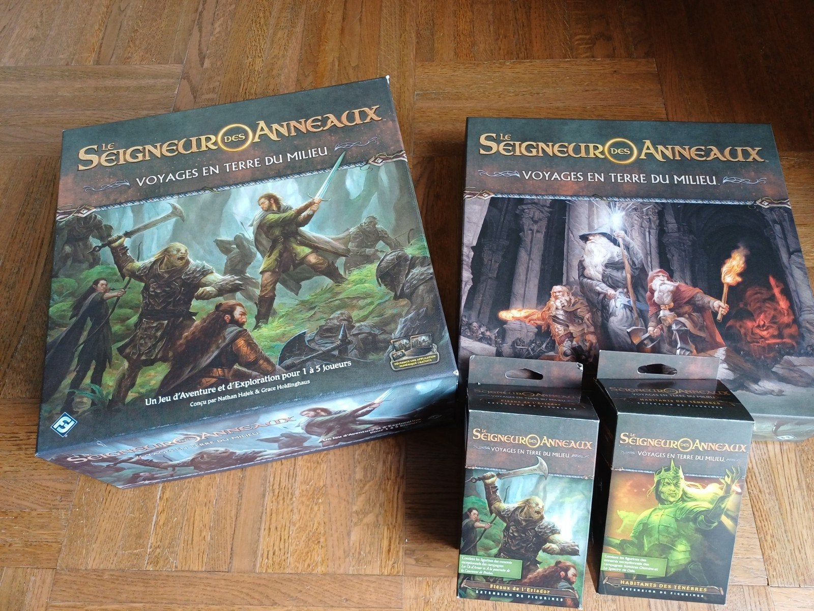 Jeu Voyage en terre du milieu et extensions, Hobby en Vrije tijd, Gezelschapsspellen | Bordspellen, Ophalen