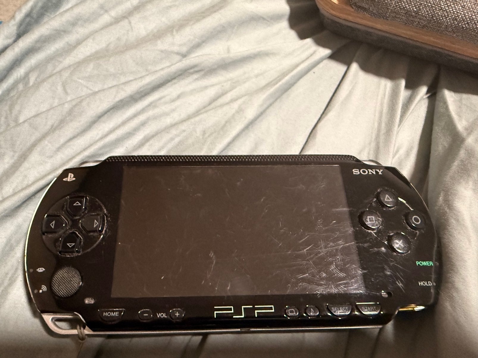 Sony PSP 1000 (Fat) met NIEUWE batterij en kabels, Ophalen, Gebruikt, Zwart, PSP