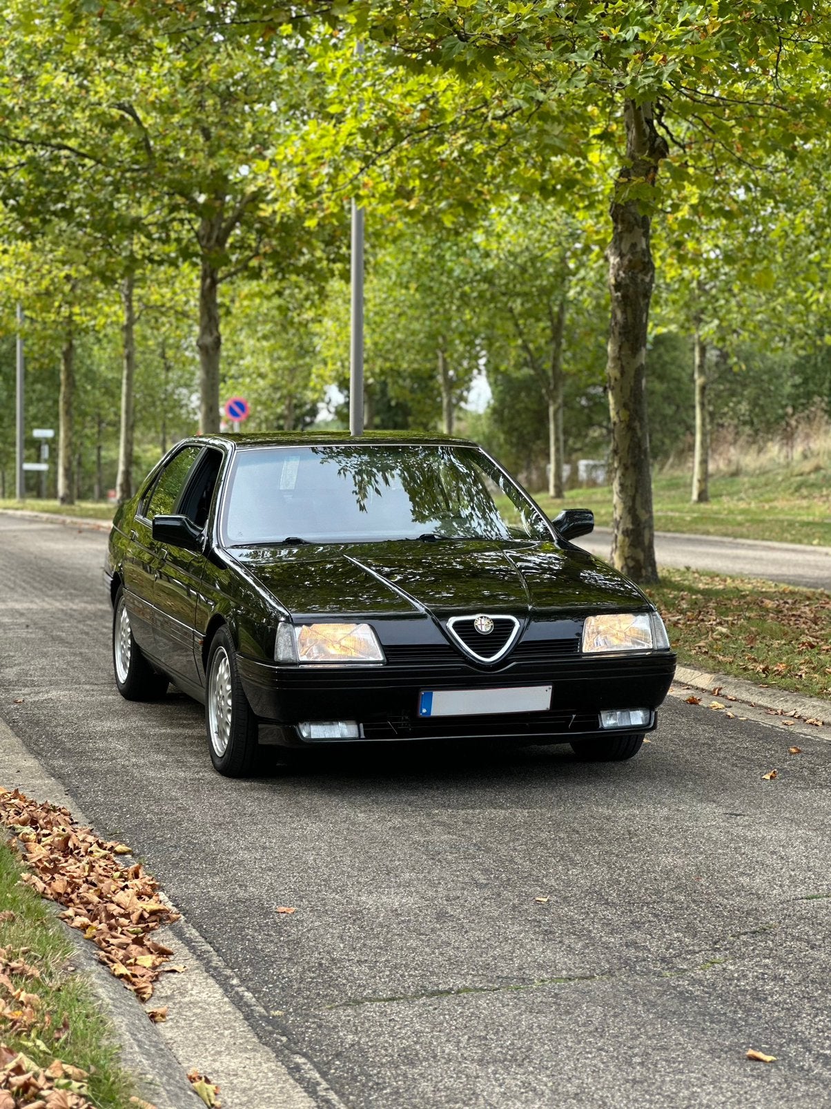 Alfa Romeo 164 3.0 V6 Busso, Auto's, Overige bekleding, Zwart, Particulier, Te koop