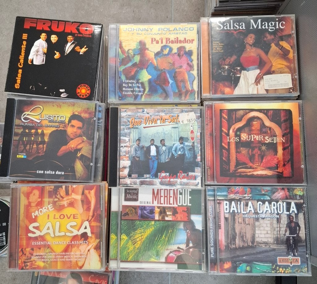 CD verzameling, 280 stuks Salsa cd's, Ophalen, Salsa, Gebruikt, Inclusief boekje