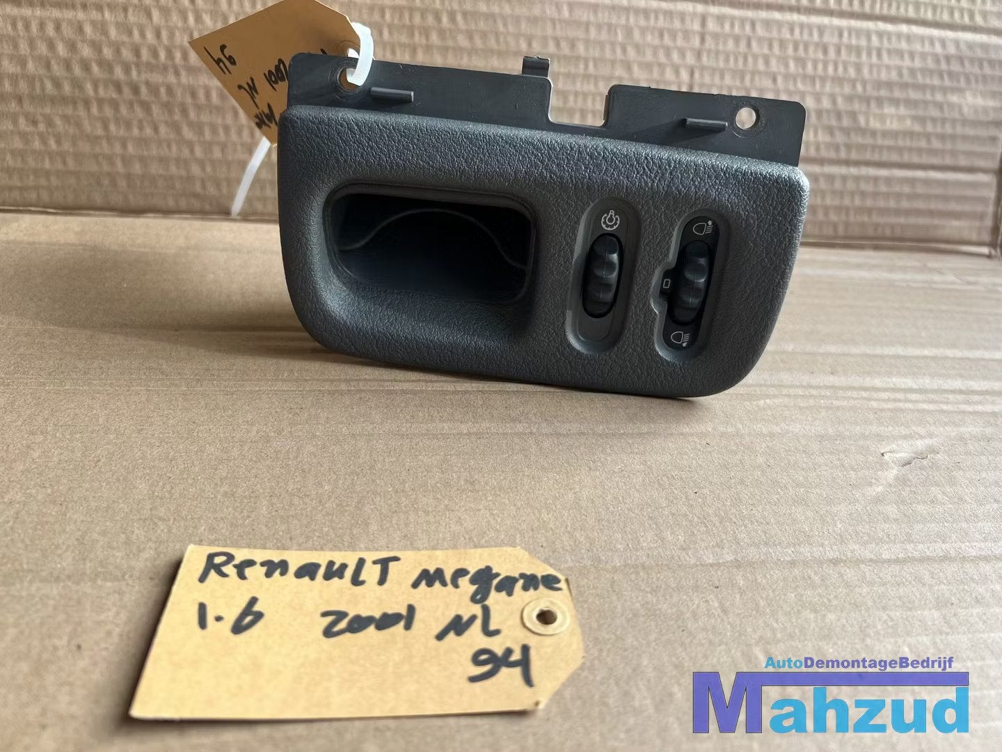 RENAULT MEGANE 1 koplamp verstelling schakelaar 1999-2003, Auto-onderdelen, Renault Group, Gebruikt, Contact.group@renault.com