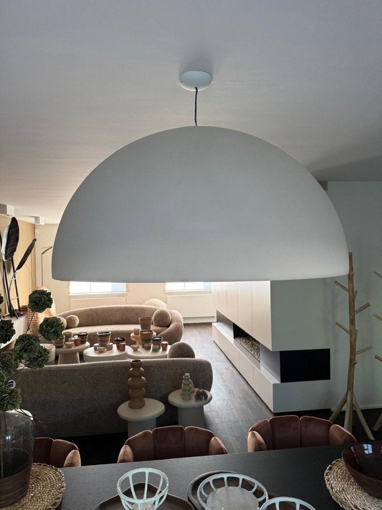 design plafondlamp Avico van FontanaArte, Huis en Inrichting, Lampen | Plafondlampen, Zo goed als nieuw, Kunststof, Metaal, Ophalen
