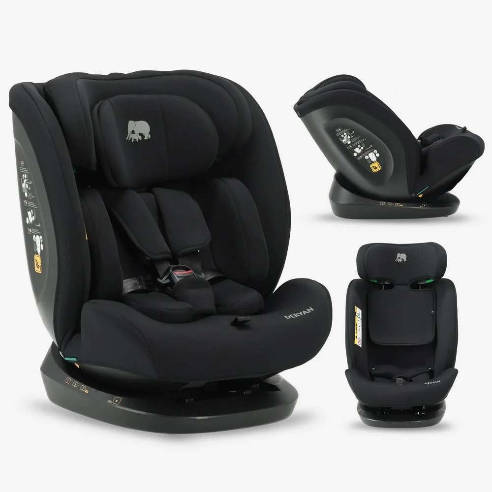 DERYAN Clyde i-Size Autostoel 40-150 cm – Zwart, Autres marques, Ceinture de sécurité, Enlèvement ou Envoi, Comme neuf