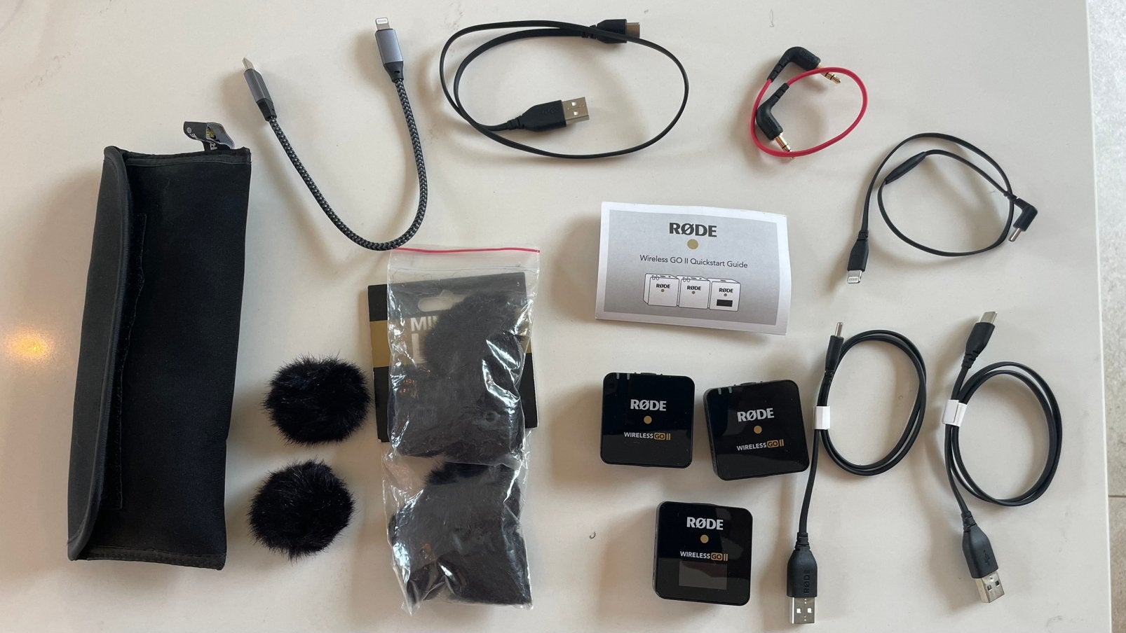 RØDE Wireless GO II — PRO complete set draadloze microfoon, Ophalen, Zo goed als nieuw