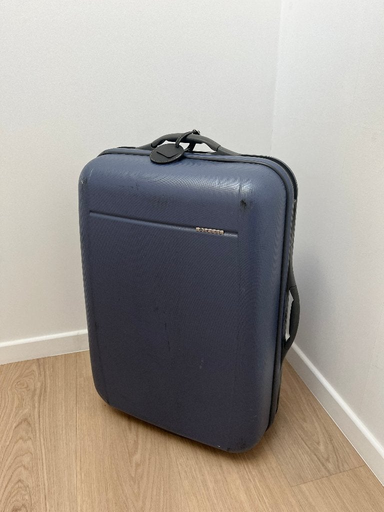 reiskoffer Samsonite, Gebruikt, Hard kunststof, Slot, 35 tot 45 cm
