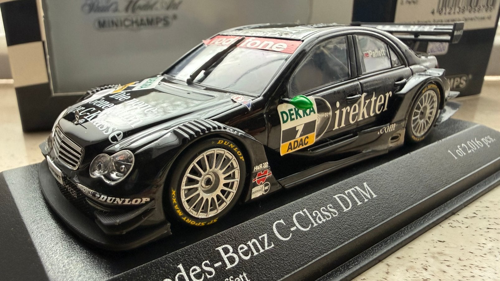 Mercedes Classe C DTM 2004 Paffett, Enlèvement ou Envoi, Comme neuf, Voiture, MiniChamps