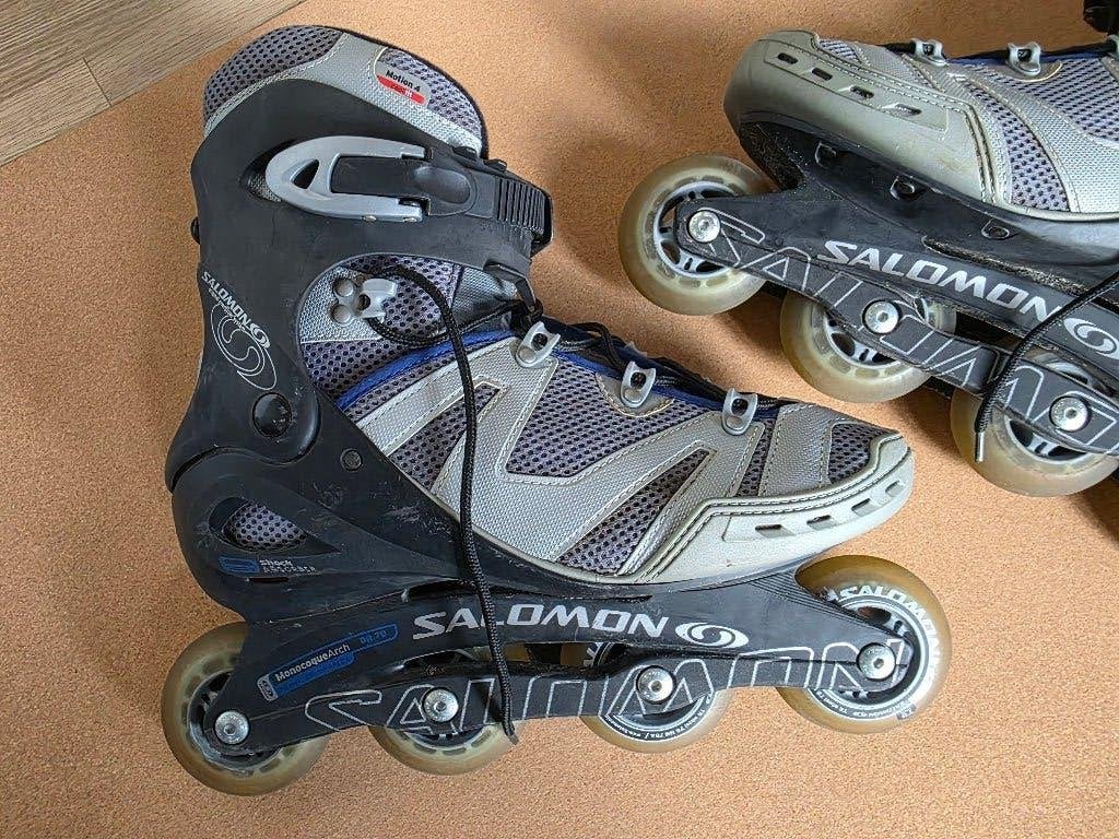 Salomon schaatsen — Maat 43 — Goede conditie —, Sport en Fitness, Gebruikt, Inline skates 4 wielen, Salomon, Ophalen of Verzenden