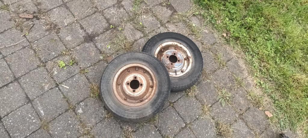 2 8" wielen vespa, Ophalen