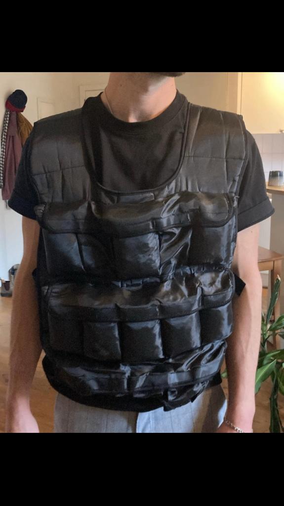 Gilet lesté de 5 à 20 kg, Sports & Fitness, Enlèvement, Utilisé, Bras