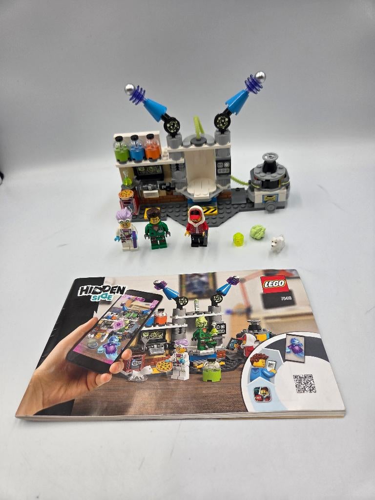 Lego Hidden side 70418 J.B.'s Ghost Lab, Ophalen, Compleet, Overige thema's, Lego