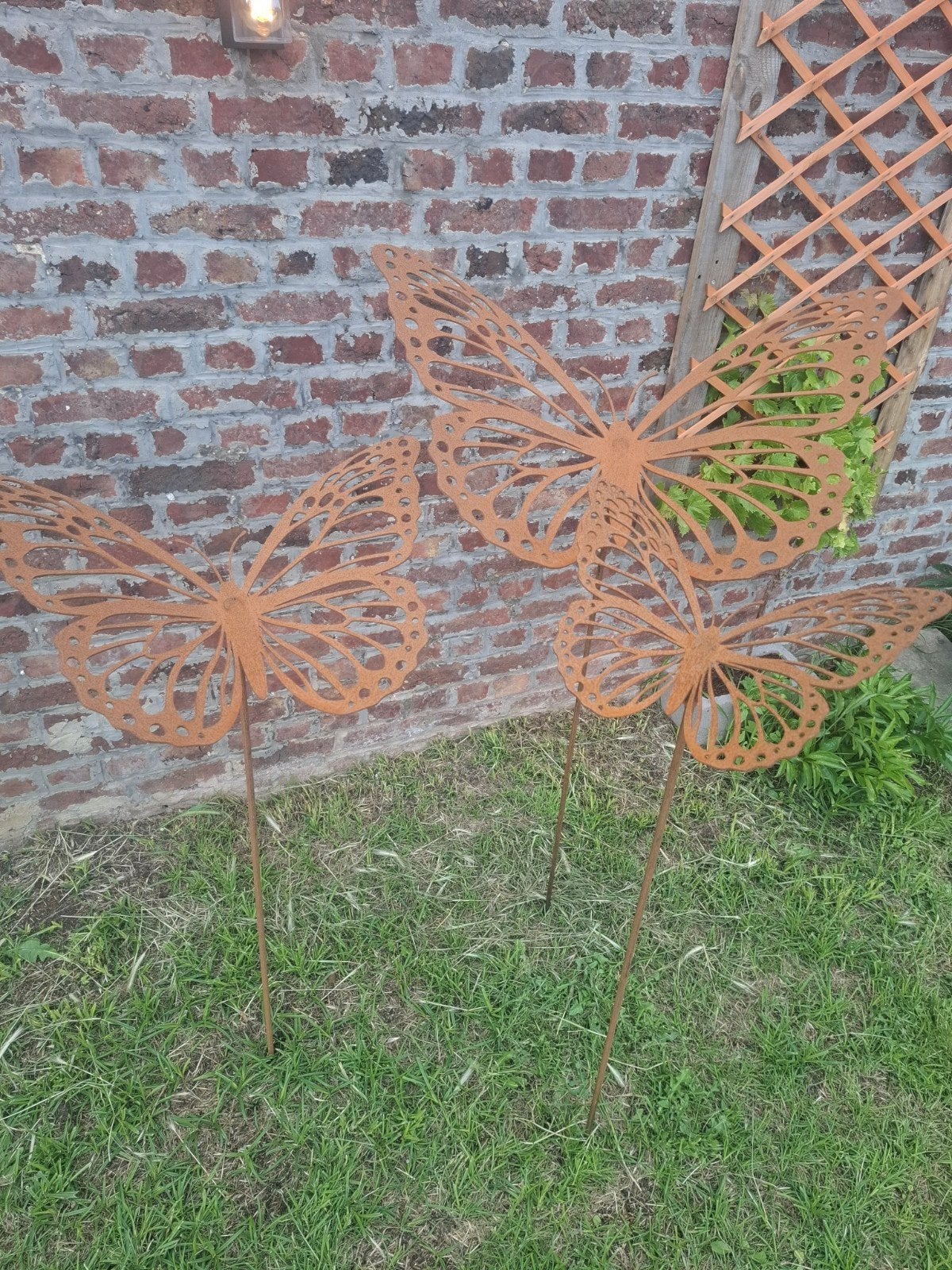 Cortenstaal vlinders 40cm - 60cm & 80cm! Decoratief id tuin, Tuin en Terras, Ophalen