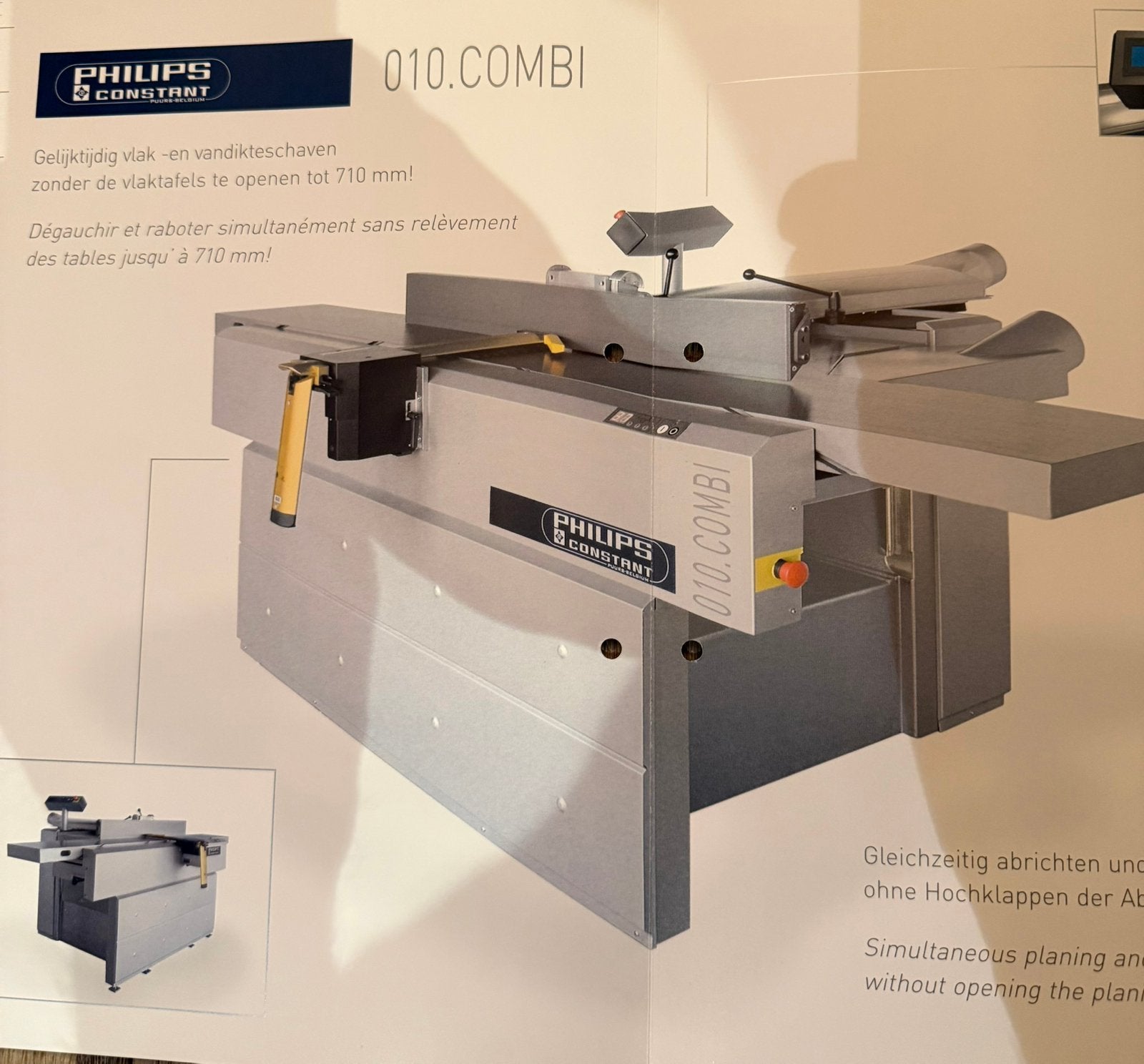 Professionele rollertafel Philips Constant vlak-vandiktebank, Ophalen, Zo goed als nieuw