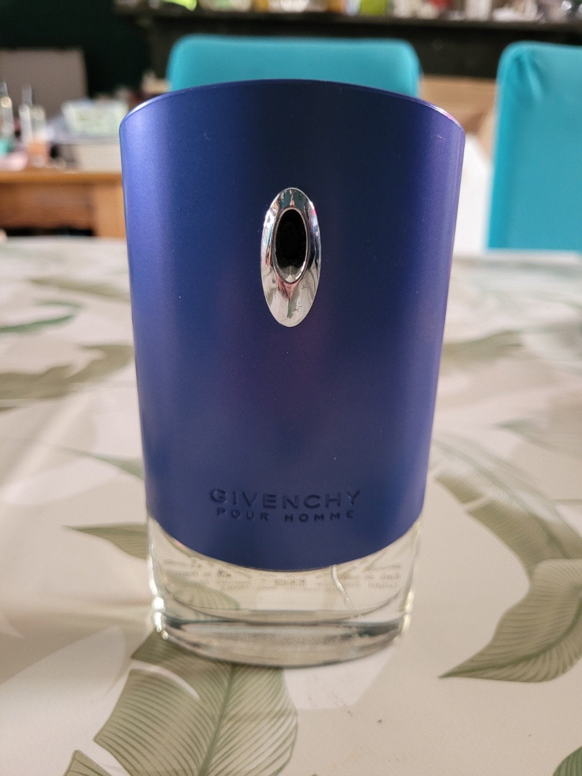 Givenchy blauw etiket edt 50 ml, Verzenden, Gebruikt, Parfumfles