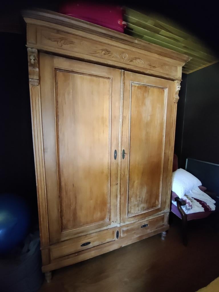 Garde robe bois massif, Enlèvement
