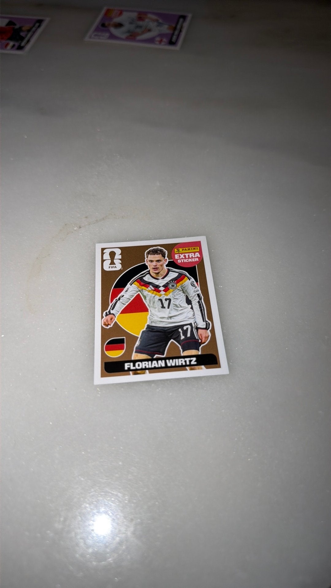 Bronzen extra sticker florian wirtz, Ophalen of Verzenden, Zo goed als nieuw