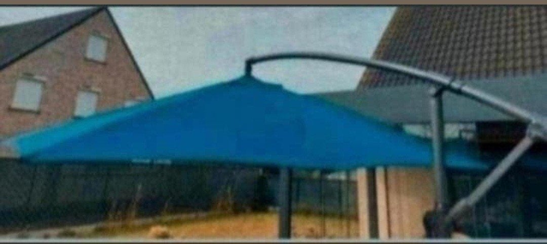 Zweefparasol, Ophalen, Parasolvoet