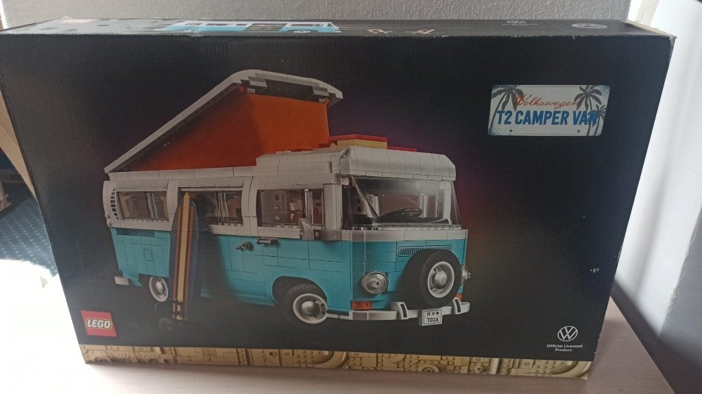 LEGO 10279 Volkswagen T2 Kampeerbus, Ophalen, Inclusief instructies, Lego, Zo goed als nieuw
