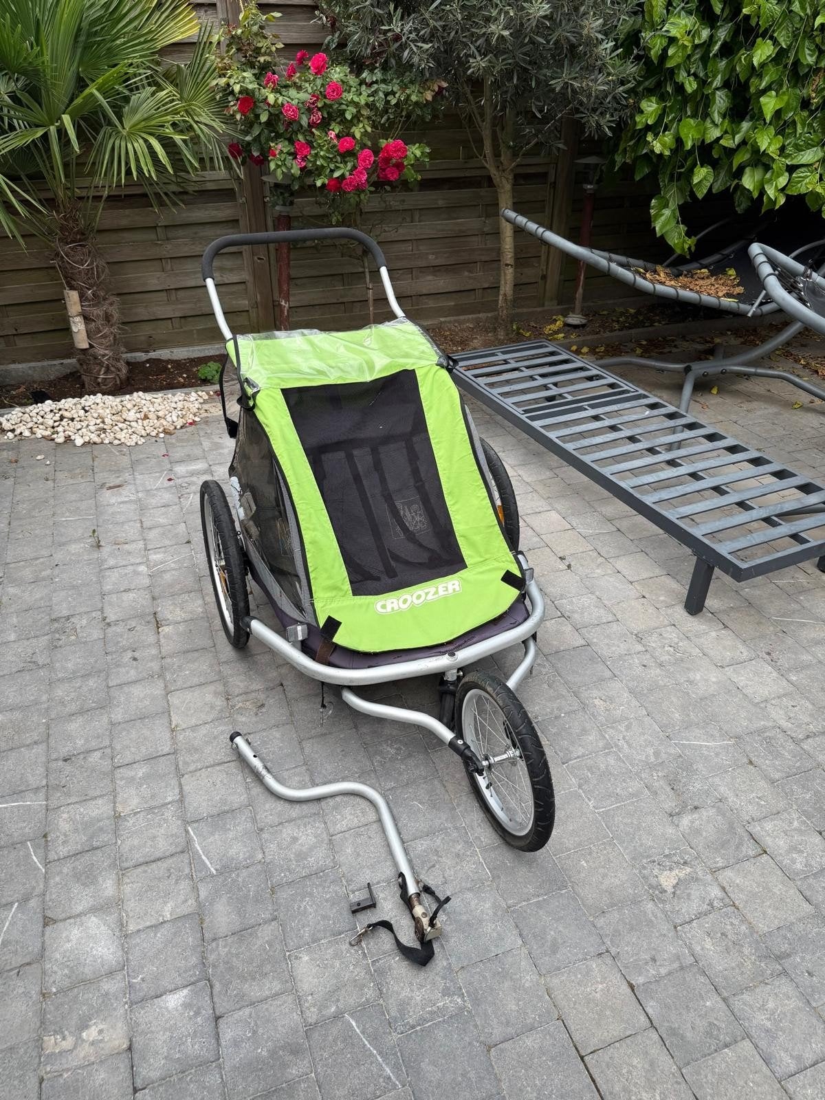 Remorque vélo Croozer 2 places., Enlèvement