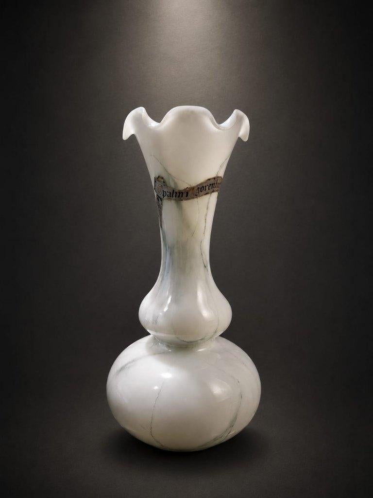 Vase, authentique production italienne "Opalina Fiorentina", Enlèvement