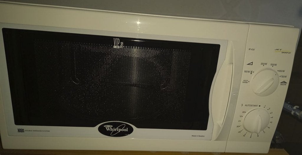 Microgolfoven Whirlpool, Ophalen, Microgolfoven, Zo goed als nieuw, Draaiplateau