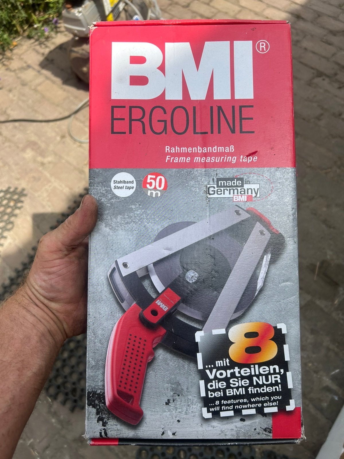 Ruban à mesurer Bmi neuf 50 m, Bricolage & Construction, Instruments de mesure, Enlèvement