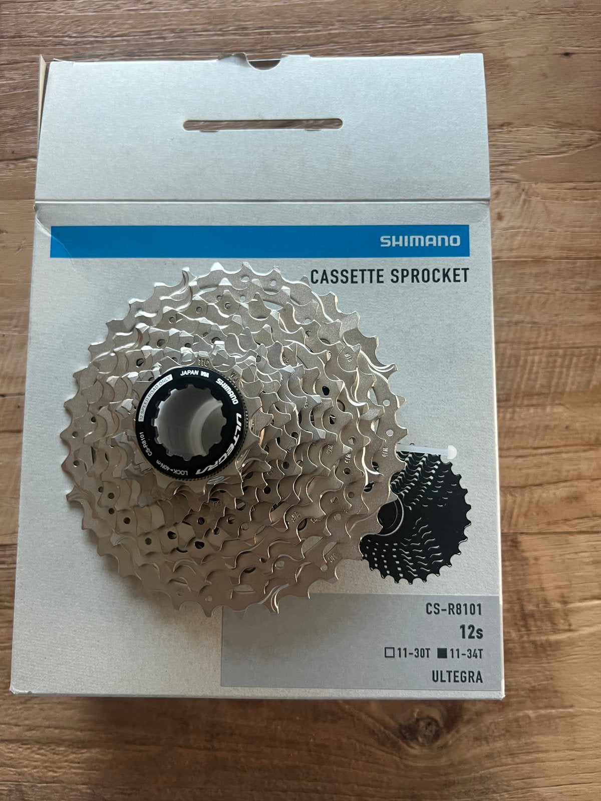 Te koop: Shimano Ultegra cassette 12-speed 11-34 – Nieuw, Fietsen en Brommers, Ophalen of Verzenden, Zo goed als nieuw, Stuur