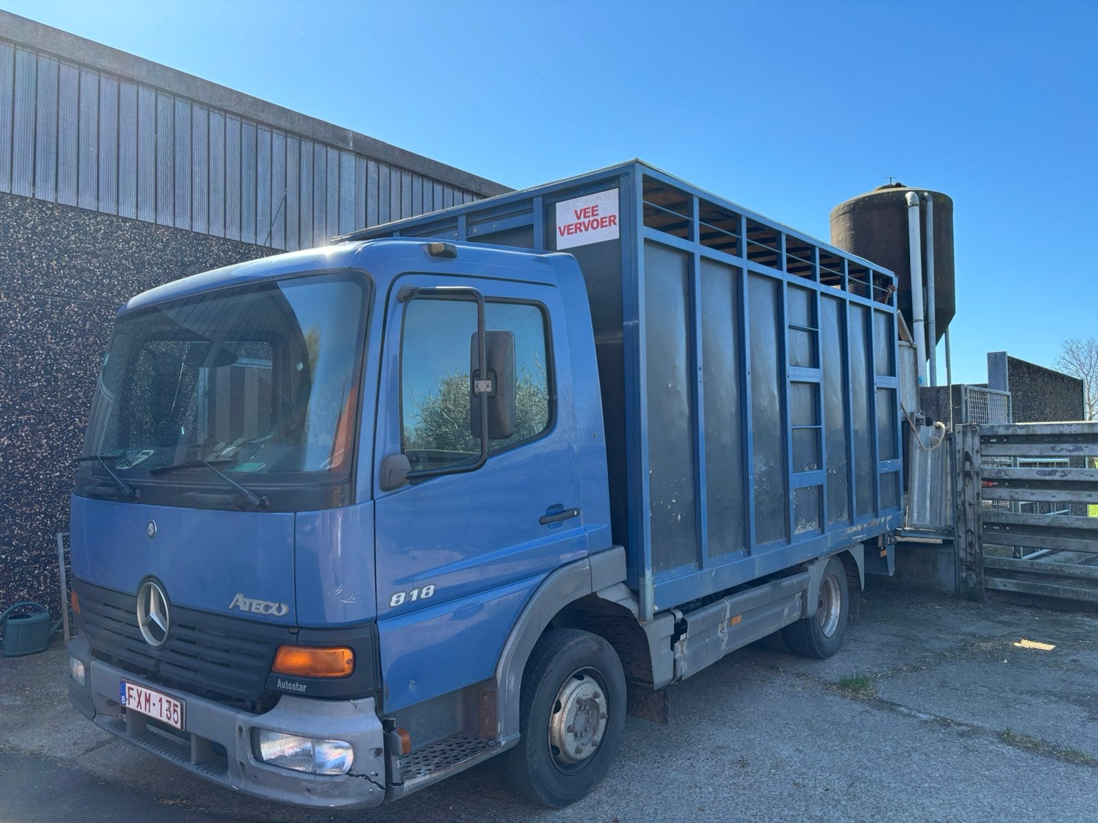 Mercedes 818 atego, Auto's, Blauw, Mercedes-Benz, Bedrijf, 2 deurs