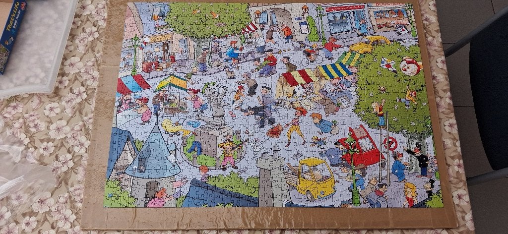 Puzzle Goliath 1000pcs, Enlèvement, 500 à 1500 pièces, Comme neuf, Puzzle