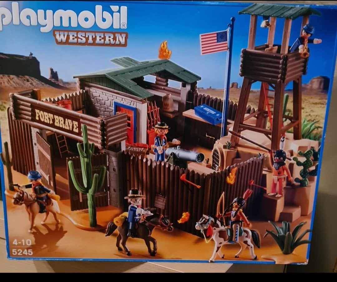 playmobil western 5245, Ophalen, Gebruikt, Complete set, Kasteel/Fort
