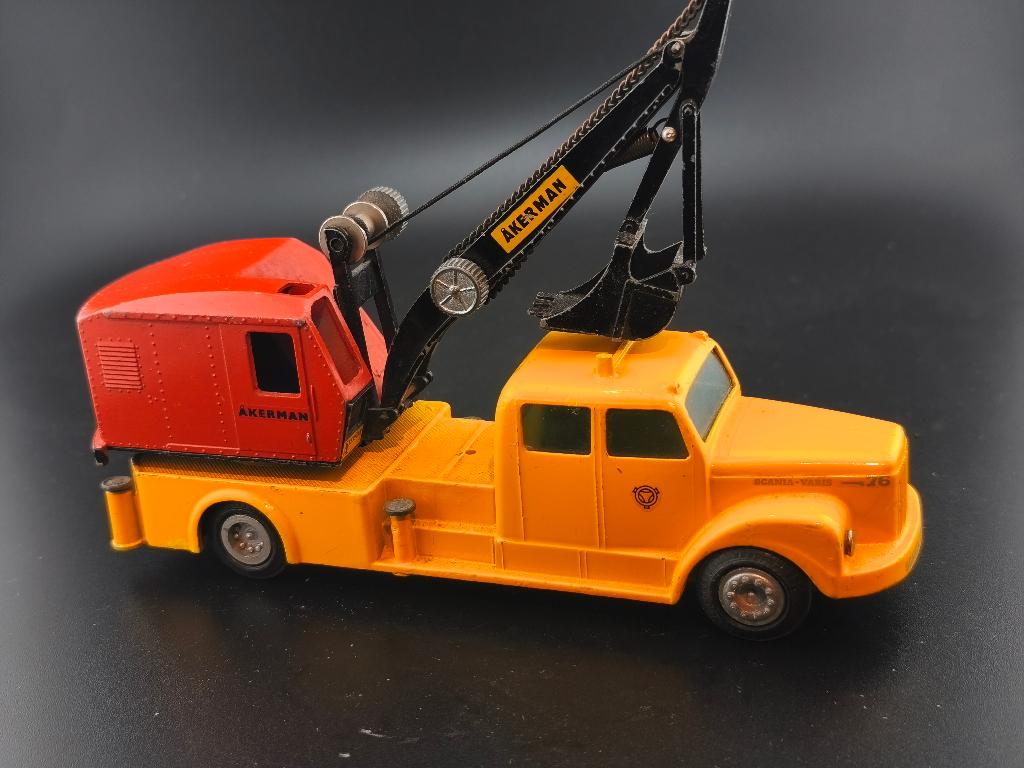 TEKNO CAMION GRUE SCANIA VABIS, Enlèvement ou Envoi, Utilisé, Bus ou Camion, Autres marques