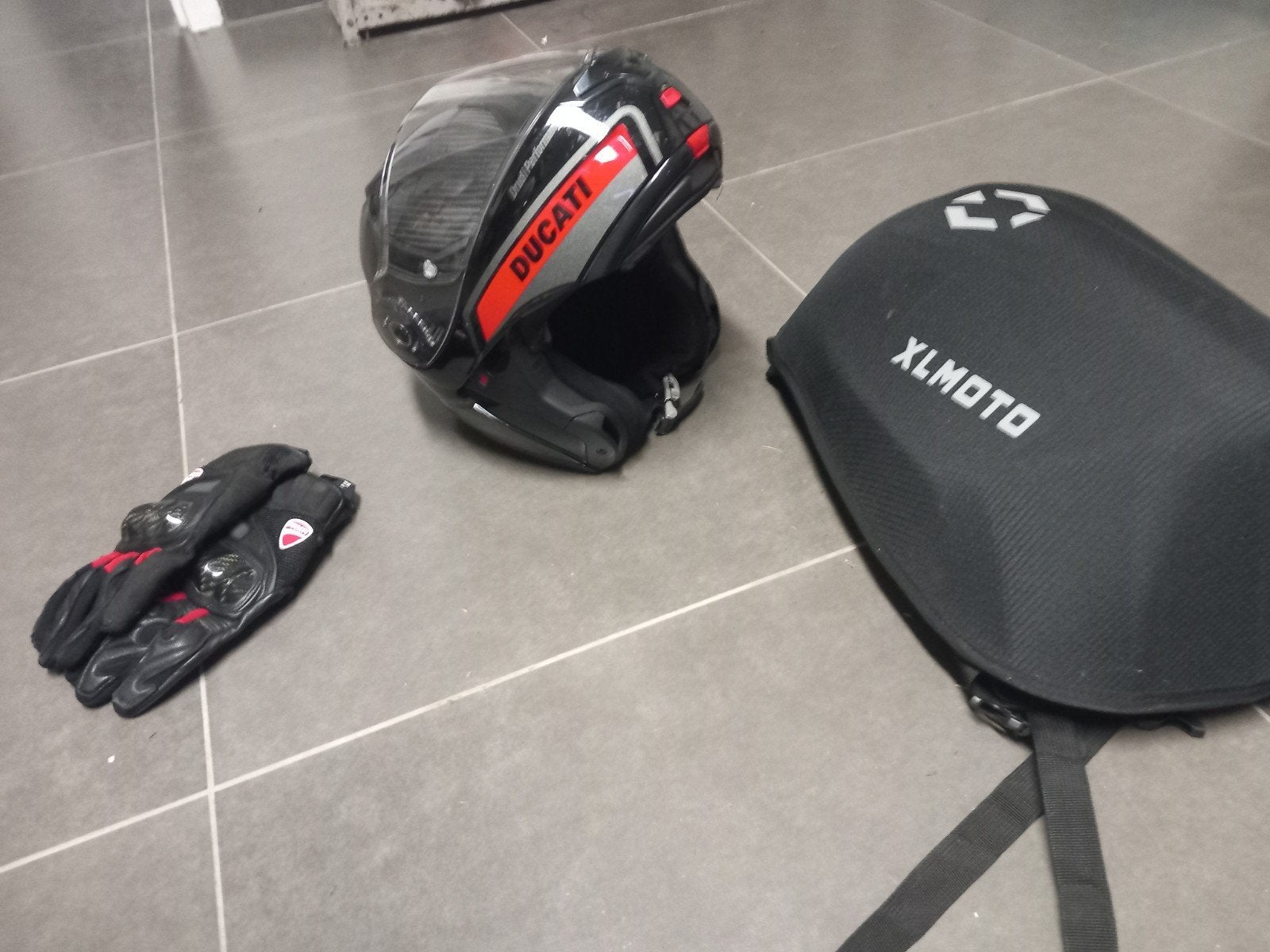 lot te koop ducati helm  horizon v3, Motoren, Ophalen, Tweedehands, M, Heren