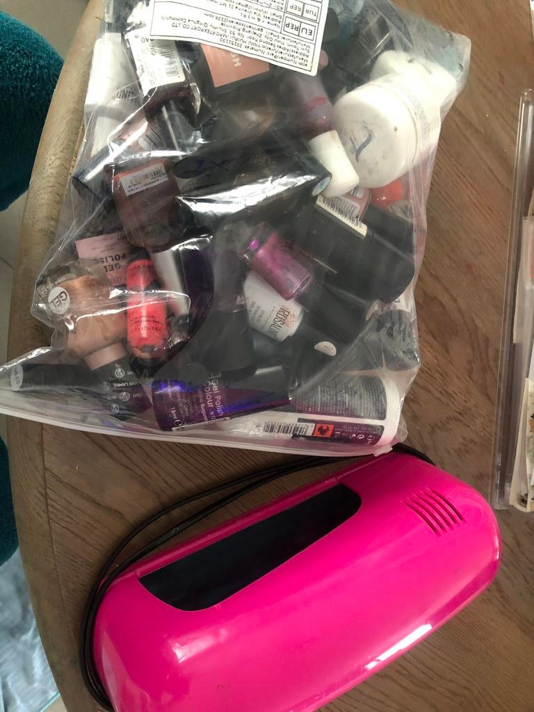 Gel lak, Ophalen, Gebruikt