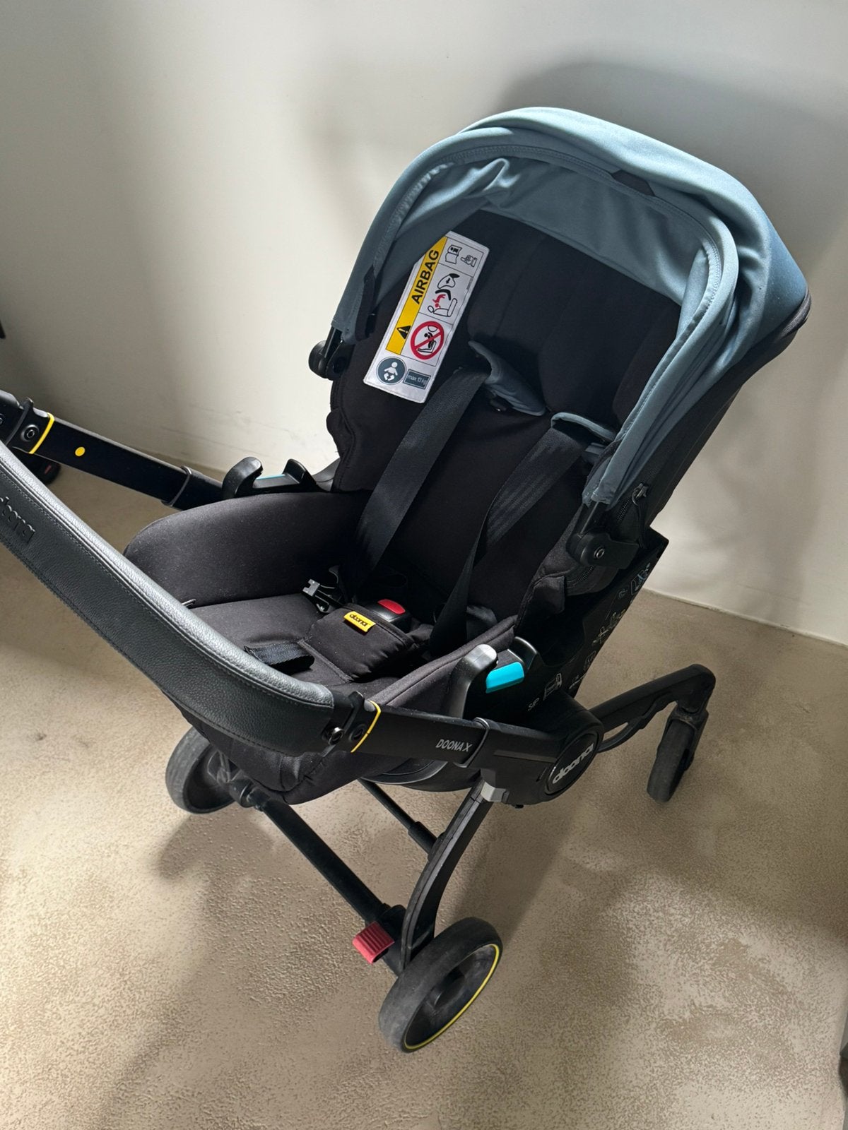 Doona X buggy autostoel + hoes en cover, Enlèvement, Comme neuf, Couverture pieds