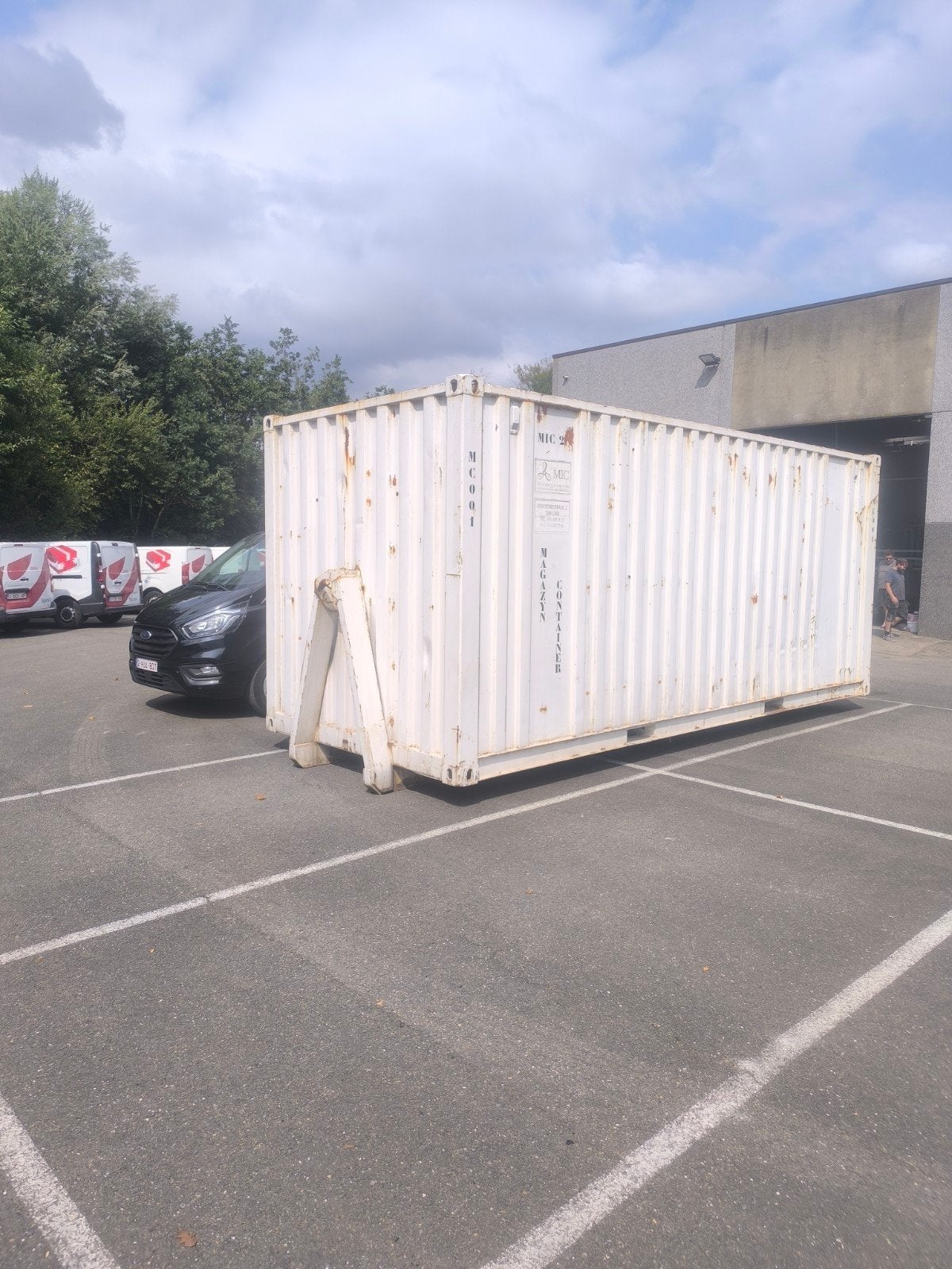 materiaal container, Doe-het-zelf en Bouw, Containers, Ophalen