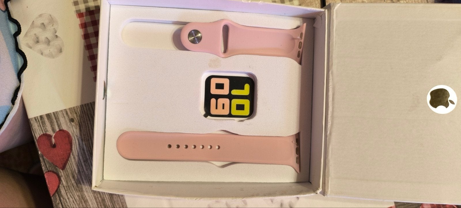 montre connectée rose, Enlèvement ou Envoi, Comme neuf, Autres types, Smart Watch t55