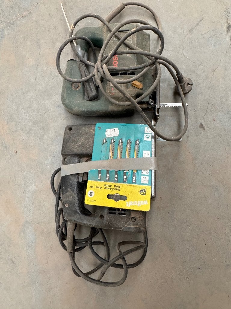 Decupeerzagen 2 stuks Bosch, Doe-het-zelf en Bouw, Ophalen, Gebruikt, Bosch