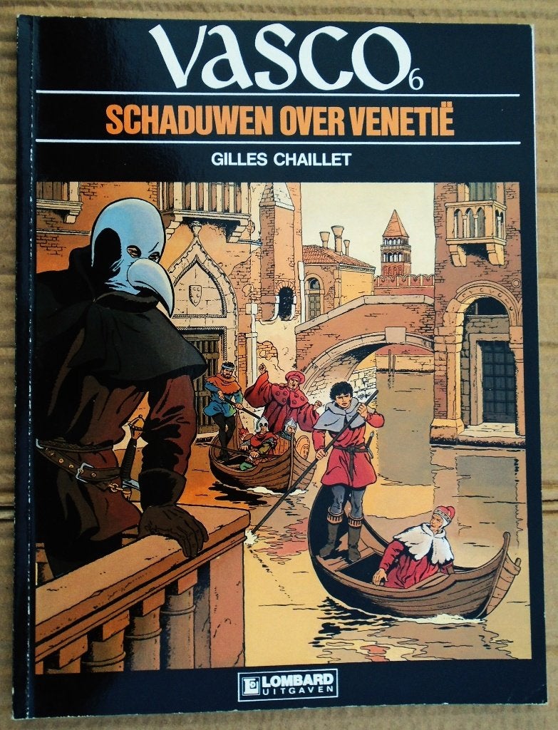 Vasco 6 - Schaduwen over Venetië - 1987 - Gilles Chaillet, Enlèvement ou Envoi, Une BD, Comme neuf, Gilles Chaillet (1946-2011)